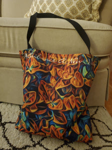 "Leafy Tangerine" Tote Bag